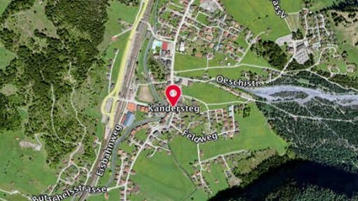 Karte Gemeinde Kandersteg